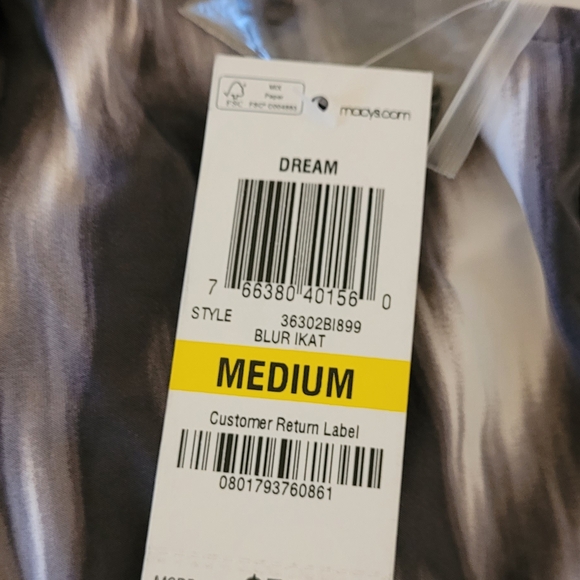 INC International Concepts Brown Tan Graphic Embellished Tank Top - Picture 3 of 5